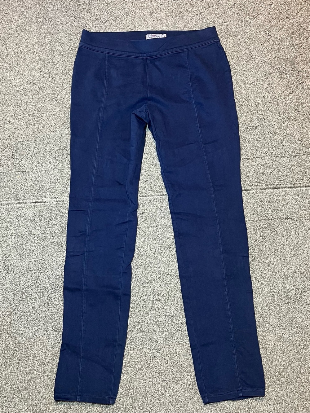 Vineyard Vines Pull On Leggings Ankle Pants Womens Size 6 Blue Cotton Stretch